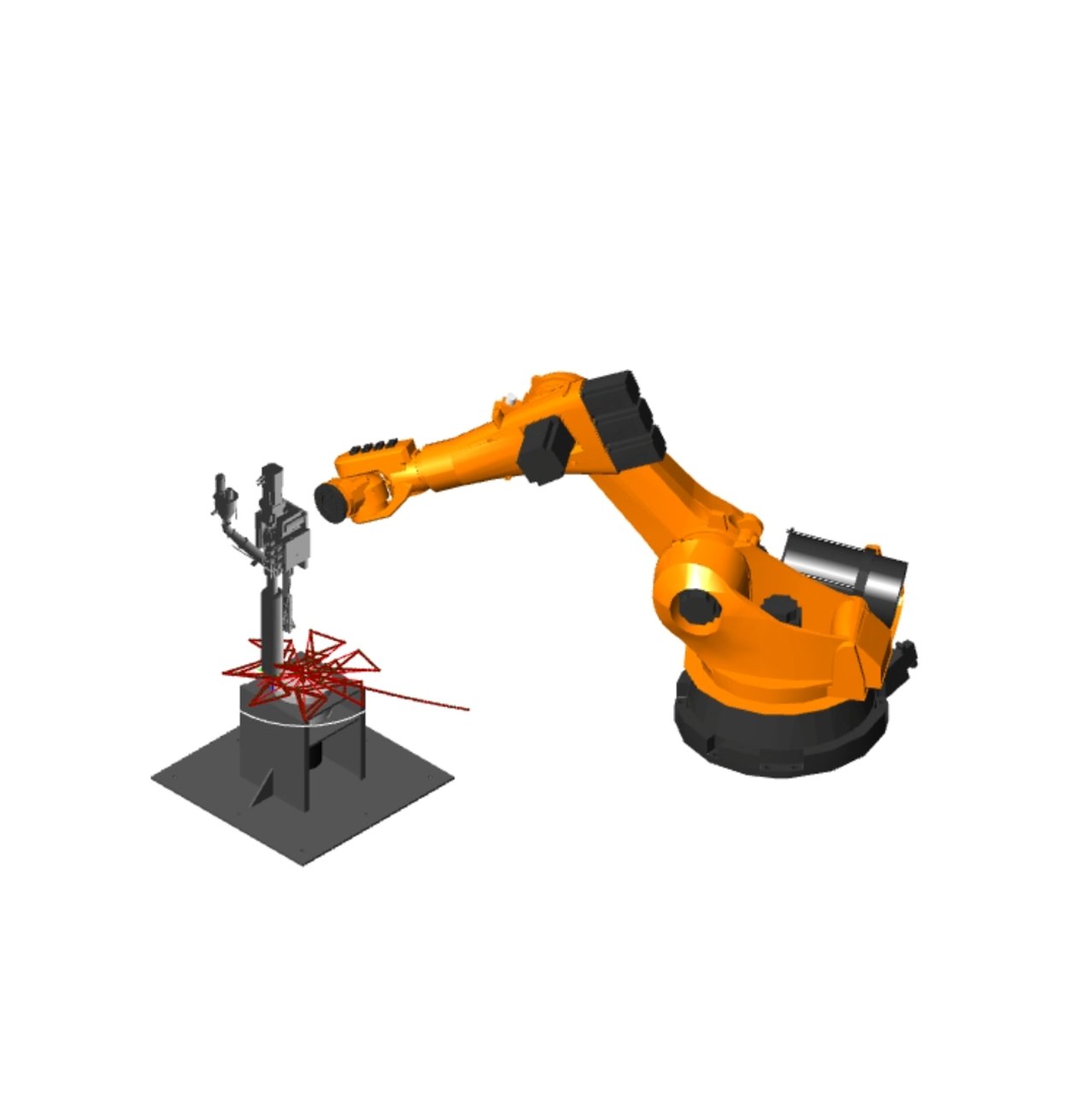 Play: the KUKA arm 3D-printing the sculpture